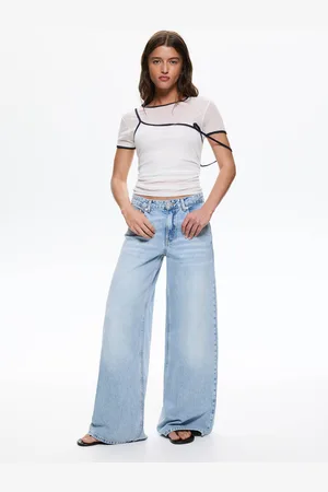 Pull&Bear Jean Wide Leg Taille Basse