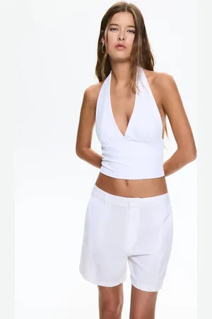 Pull&Bear Top Dos Nu À Encolure Américaine
