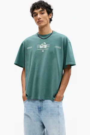 Pull&Bear T-Shirt Imprimé Le Baiser