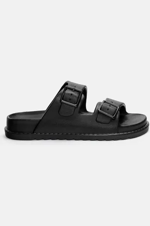 Pull&Bear Sandales Plates En Caoutchouc Avec Boucle