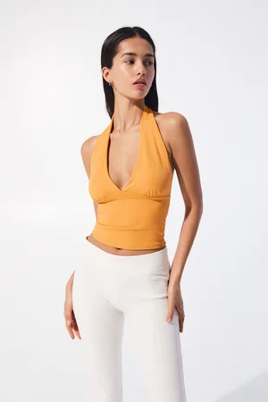 Pull&Bear Top Dos Nu À Encolure Américaine