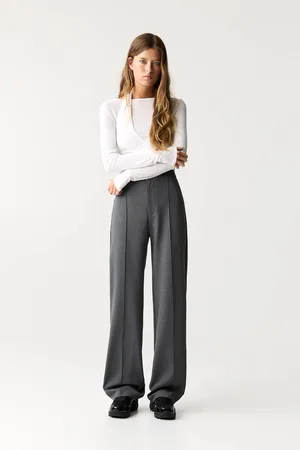 Pull&Bear Pantalon Habillé Nervure