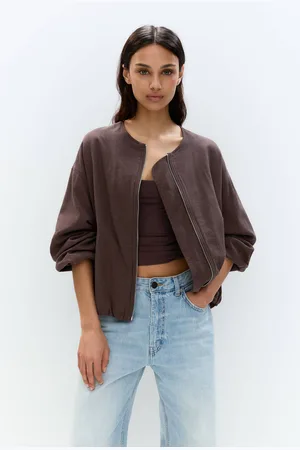 Pull&Bear Veste Bomber En Lin