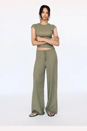 Pull&Bear Pantalon Wide Leg Smock