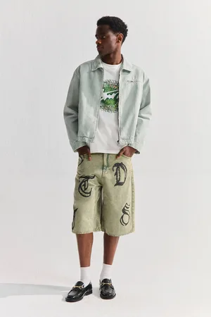 Pull&Bear Short Denim Lettres Stwd
