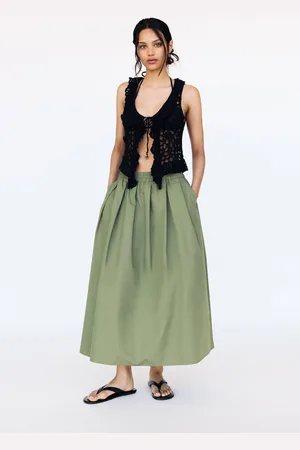 Pull&Bear Jupe Midi À Volants