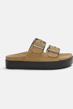 Pull&Bear Sandales À Semelle Épaisse Et Boucles En Cuir