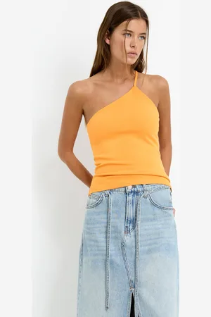 Pull&Bear Top À Bretelles Fines Asymétriques