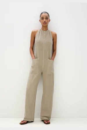 Pull&Bear Salopette Super Ample Dos Nu
