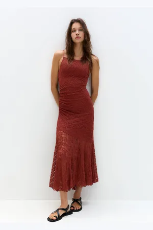 Pull&Bear Robe Midi Dentelle