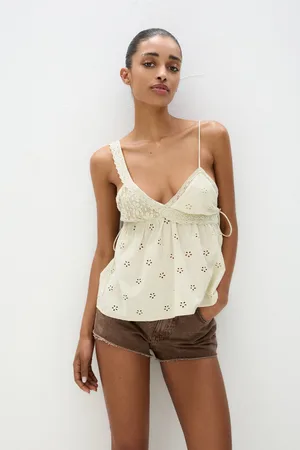 Pull&Bear Top Bretelles Asymétrique