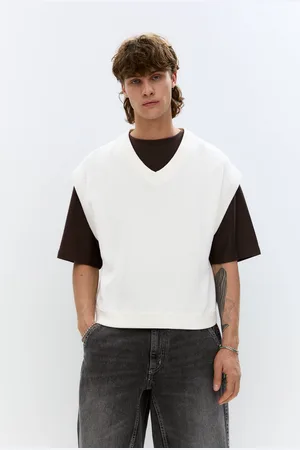 Pull&Bear Gilet Sans Manches En Maille Cropped