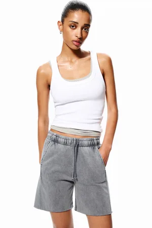 Pull&Bear Bermuda De Survêtement Wide Leg