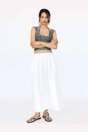 Pull&Bear Jupe Midi À Volants
