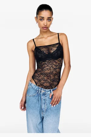 Pull&Bear Body À Bretelles Et Dentelle