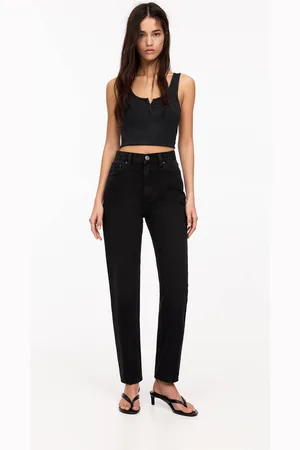 Pull&Bear Jean Mom Fit Taille Haute