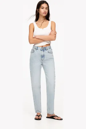 Pull&Bear Jean Mom Fit Taille Haute
