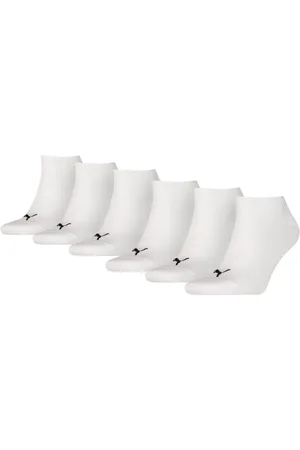 PUMA Socquettes de sport unisexes (lot de 6 paires)