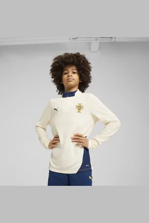 PUMA Haut d’entraînement à col zippé Portugal Enfant et Adolescent