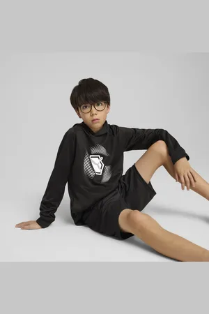 PUMA Hoodie en poly avec motif Active Sports Enfant et Adolescent