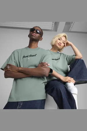 PUMA T-shirt oversize à motif PREMIUM ESS Unisexe