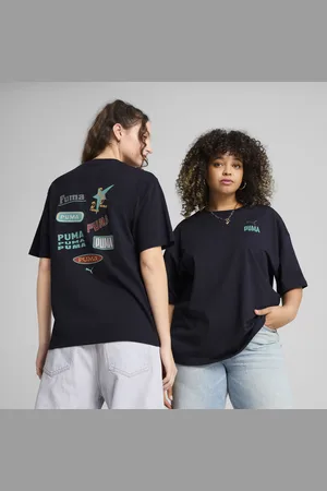 PUMA T-shirt décontracté à motif Wardrobe Essentials Femme