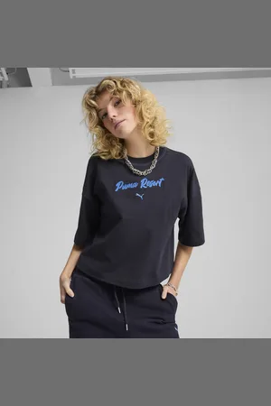PUMA T-shirt oversize à motif PREMIUM ESS Femme