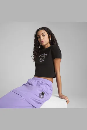 PUMA T-shirt court à motif x HELLO KITTY AND FRIENDS Femme