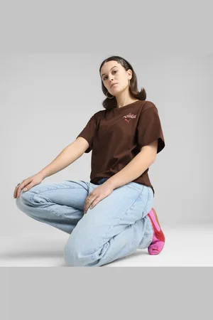 PUMA T-shirt décontracté à motif ESS FLORAL PACK Femme