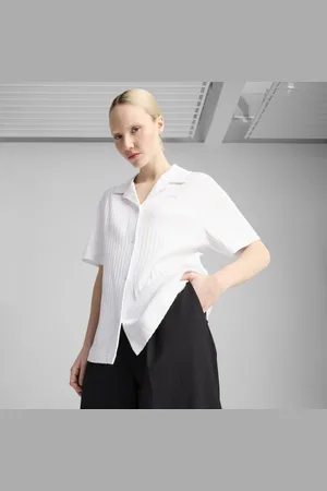 PUMA Chemise en maille pointelle WARDROBE ESS Femme