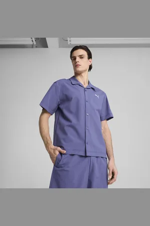 PUMA Chemise décontractée en seersucker WARDROBE ESS Homme