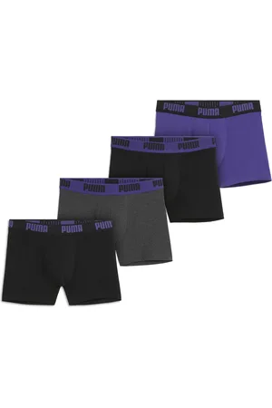 PUMA Lot de 4 boxers à logo Homme