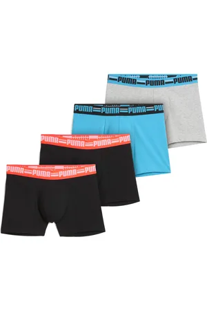 PUMA Lot de 4 boxers à logo Homme