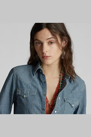 Chemise jean femme online ralph lauren