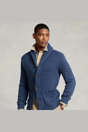 Cardigan col 2024 chale homme