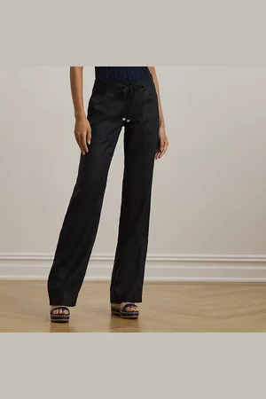 Ralph Lauren Pantalon jambe large en lin