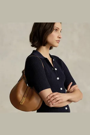 Ralph Lauren Sac Shoulder Polo ID en vachette