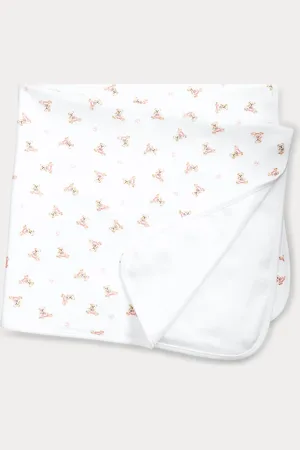 Ralph Lauren Couverture en coton motif Polo Bear