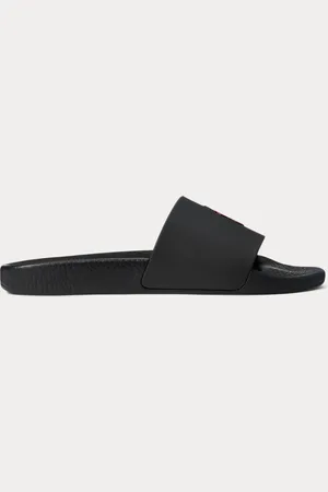 Ralph Lauren Claquettes avec poney distinctif