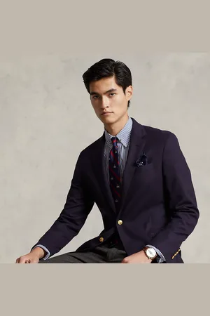 Ralph Lauren Le blazer iconique en laine chamoisée