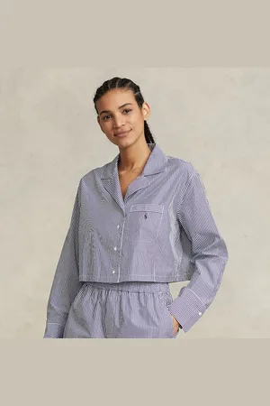 Ralph Lauren Pyjama chemise courte et short popeline