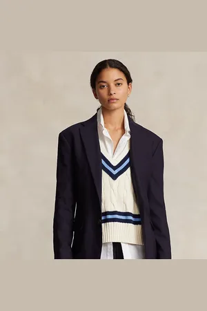Ralph Lauren Blazer en laine mélangée stretch