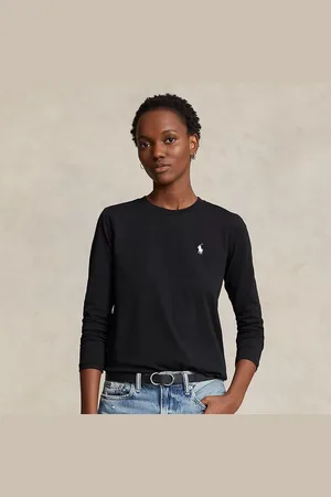 Ralph Lauren T-shirt col rond manches longues jersey