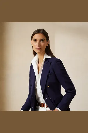 Ralph Lauren Veste Camden en crêpe de laine