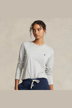 Ralph Lauren T-shirt col rond manches longues jersey