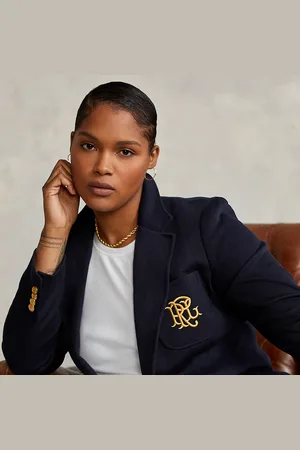 Ralph Lauren Blazer en jacquard maille double