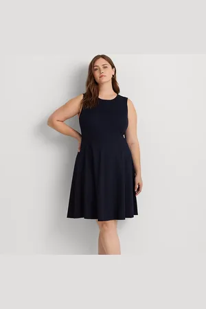 Ralph Lauren Grandes Tailles - Robe patineuse en jersey ponte