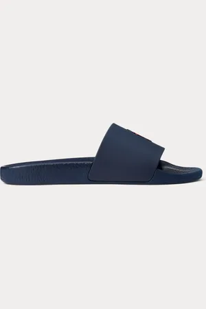 Ralph Lauren Claquettes avec poney distinctif
