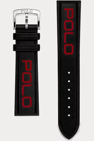 Ralph Lauren Bracelet de montre Polo en caoutchouc