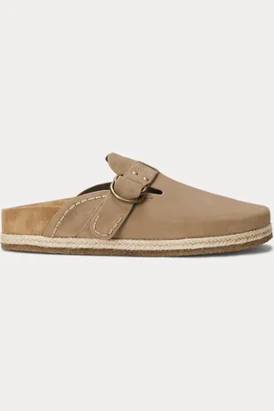 Ralph Lauren Sandales style sabots Turbach en daim